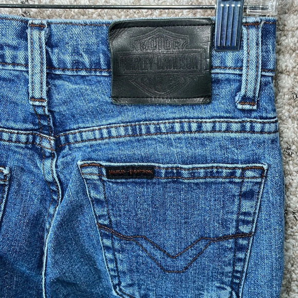 Harley Davidson Straight‎ Leg Jeans Casual Moto Durable Biker Chic - Picture 3 of 13